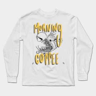 Fish with coffee Long Sleeve T-Shirt